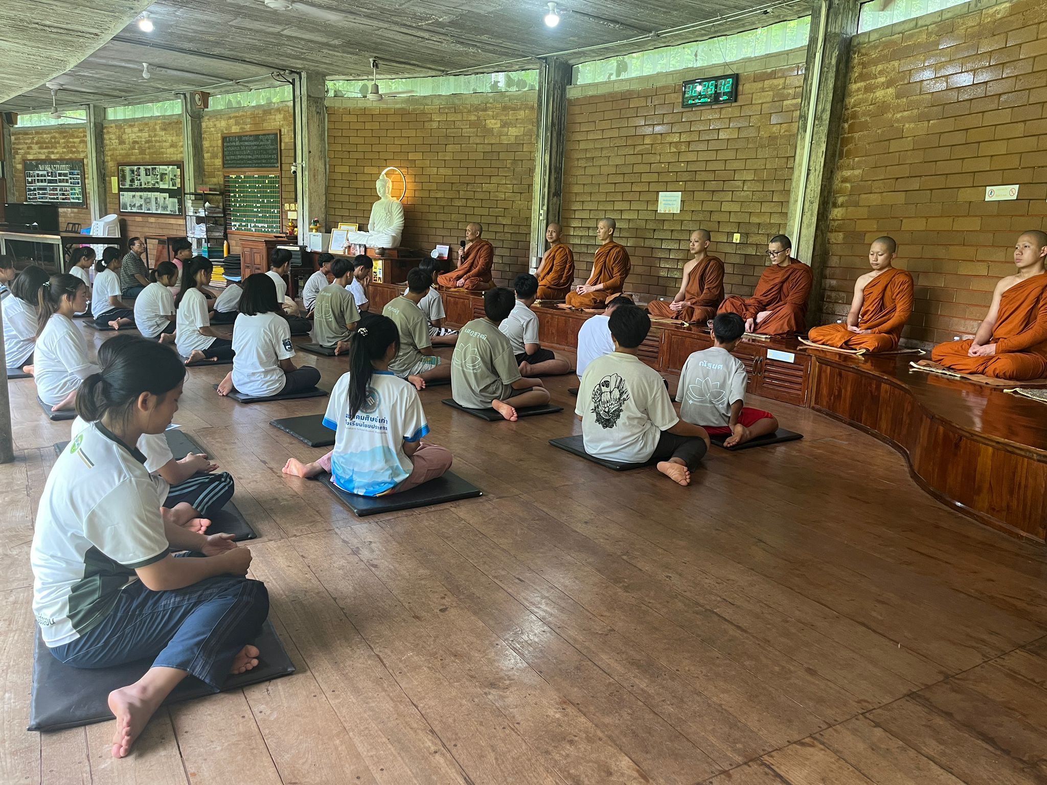 Midway through the Vassa retreat