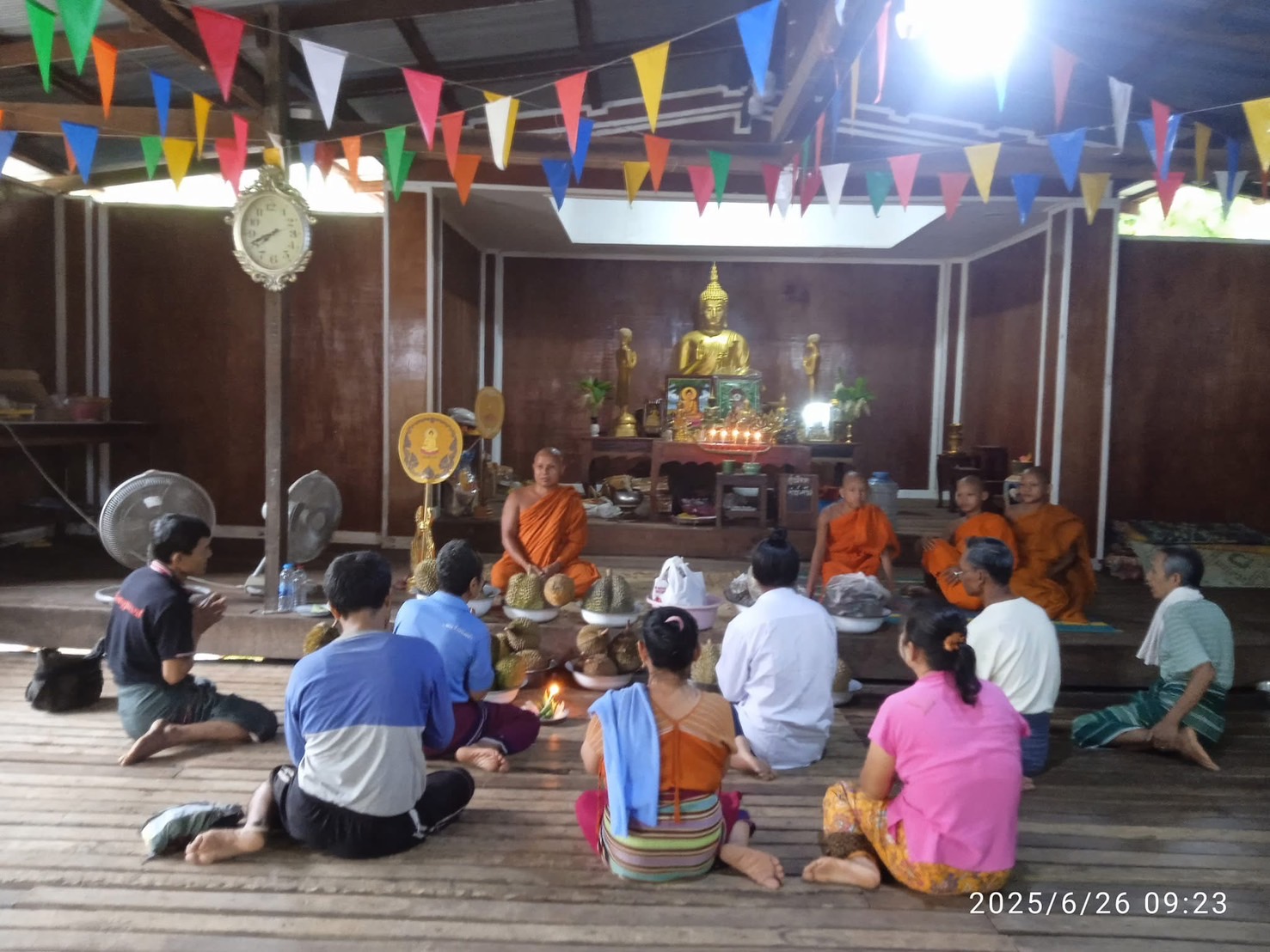 สร้างศาลาสำนักสงฆ์บ้านเลตองคุ